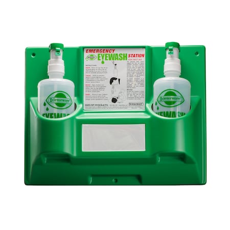 Bel-Art Emergency Eye Wash Safety Station: 2 Empty 1000ml Bottles MPN:F24868-0000
