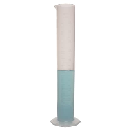Bel-Art Single Scale 500ml PP Graduated Cylinder: 5.0ml Graduation MPN:F28457-0000