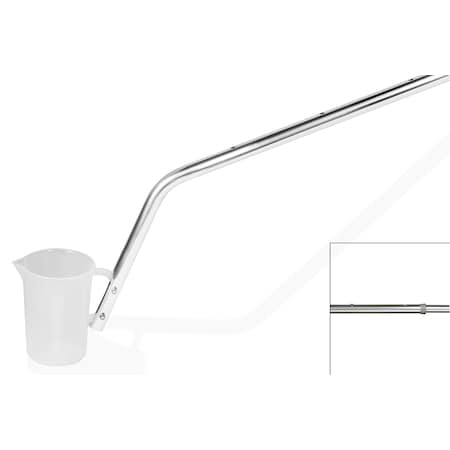 Bel-Art Adjustable Water Sample Dipper: 3ft to 9ft, 1000ml, Plastic MPN:F37807-0000