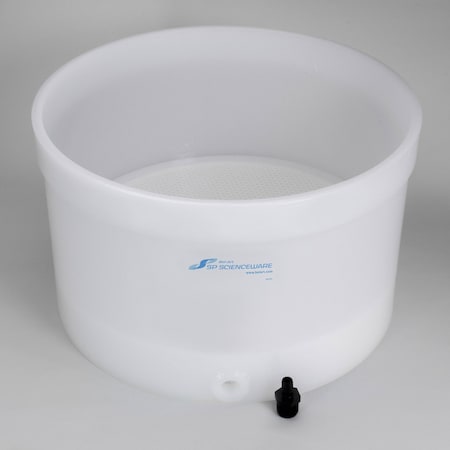Bel-Art PE Buchner Funnel, Perforated Removable Plate: 18