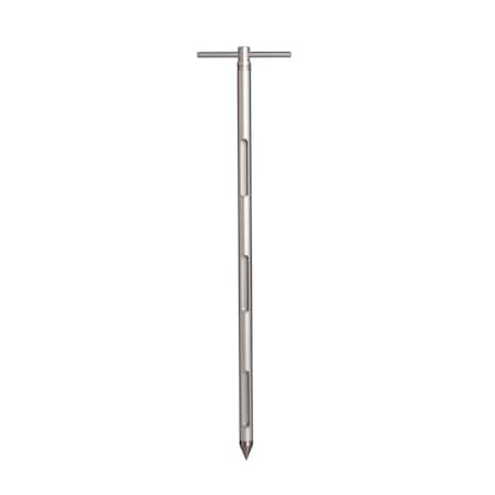 Three Zone Powder Sampler: 22 in. Length x 3/4 in. Dia, Aluminum MPN:H37829-0000