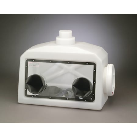 Bel-Art Portable Glove Box System, Gloves, Clamping Rings: 27x13x22 in. MPN:H50028-2000