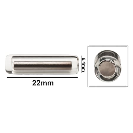 Bel-Art Pyrex Magnetic Stirring Bar: Glass Encapsulated, 22 x 6.4mm MPN:F37101-7814