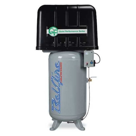 Quiet Air Compressor, 7.5HP, 80gal, 3-Phase MPN:QP338VLE