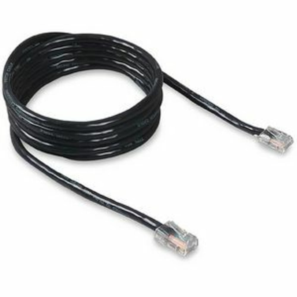Belkin - Patch cable - RJ-45 (M) to RJ-45 (M) - 91 cm - CAT 5e - molded - black MPN:A3L781-03-BLK