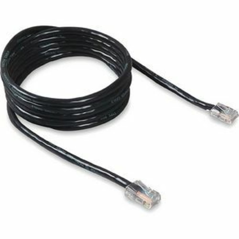 Belkin Cat 5E Patch Cable - RJ-45 Male - RJ-45 Male - 7ft - Black MPN:A3L781-07-BLK