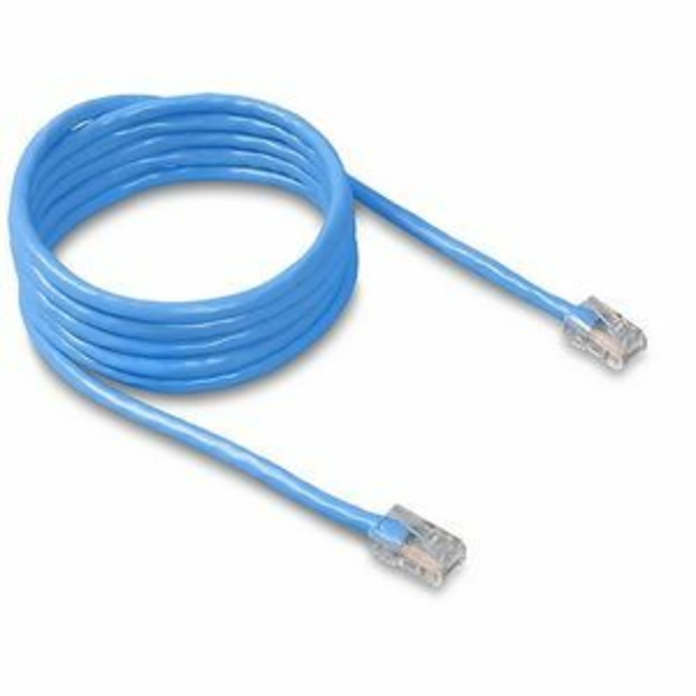 Belkin Cat 5E Patch Cable - RJ-45 Male - RJ-45 Male - 7ft - Blue MPN:A3L781-07-BLU
