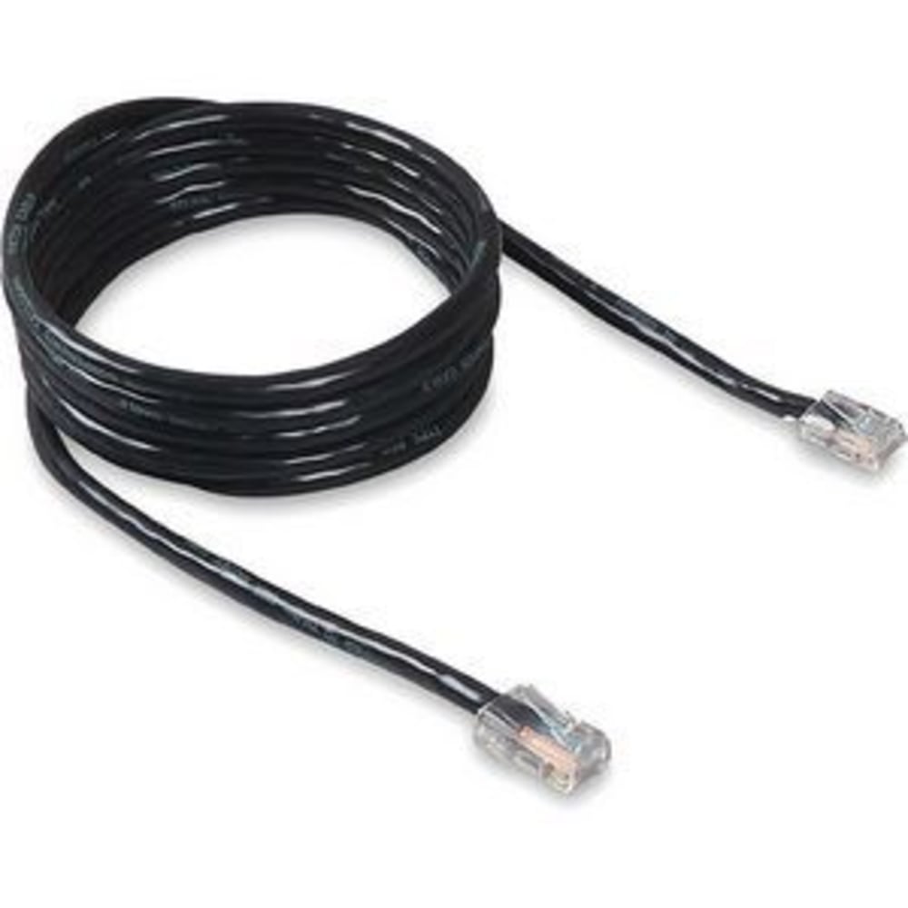 Belkin Cat5E Patch Cable - RJ-45 Male - RJ-45 Male - 25ft - Black MPN:A3L781-25-BLK