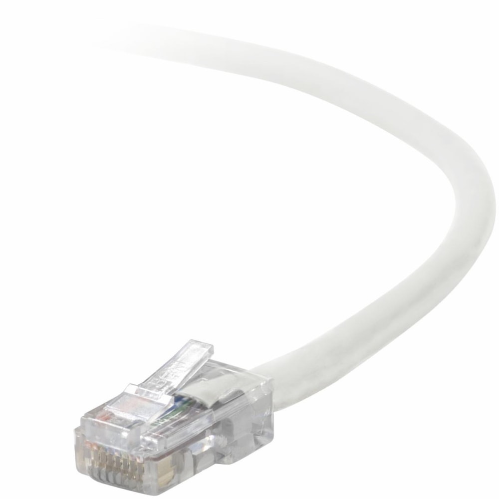 Belkin Cat5e Patch Cable - RJ-45 Male - RJ-45 Male - 12in - White MPN:A3L791-01-WHT-S
