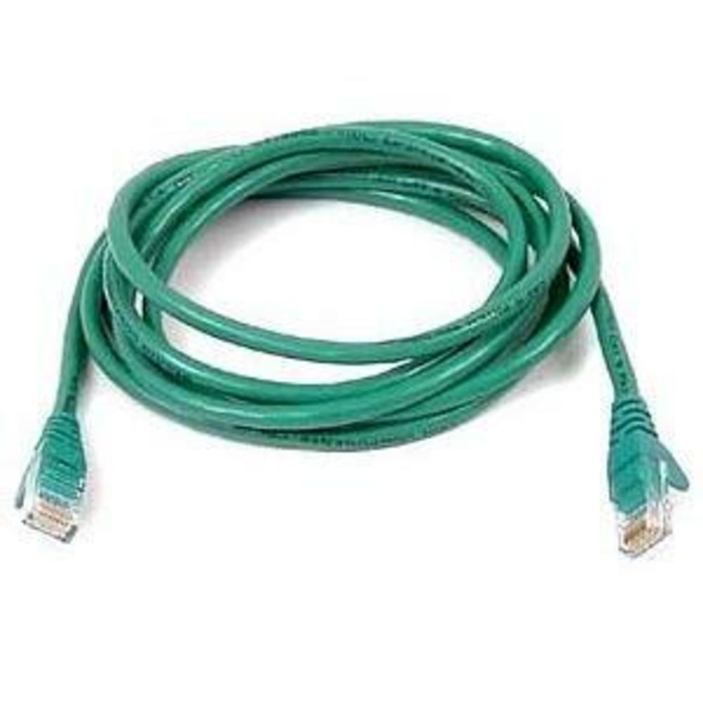 Belkin Cat5e Patch Cable - RJ-45 Male - RJ-45 Male - 2ft - Green MPN:A3L791-02-GRN-S