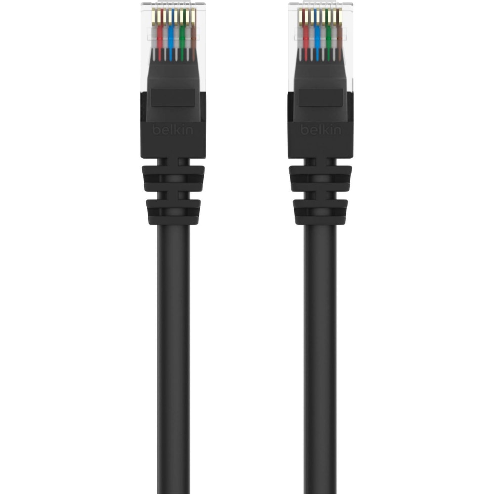 Belkin Cat5e Patch Cable - RJ-45 Male Network - RJ-45 Male Network - 4ft - Black MPN:A3L791-04-BLK-S