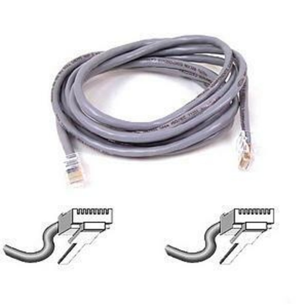 Belkin - Patch cable - RJ-45 (M) to RJ-45 (M) - 5 ft - UTP - CAT 5e - gray - - A3L79105 MPN:A3L791-05