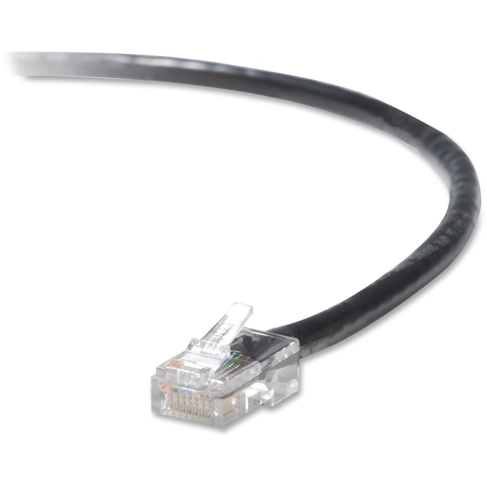 Belkin Cat5e Network Cable - RJ-45 Male Network - RJ-45 Male Network - 15ft - Black MPN:A3L791-15-BLK-S