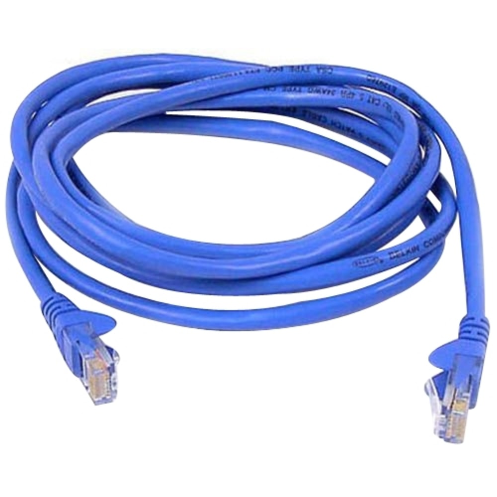 Belkin Cat. 5E Patch Cable - RJ-45 Male - RJ-45 Male - 7ft - Blue MPN:A3L791B07-BLU-S