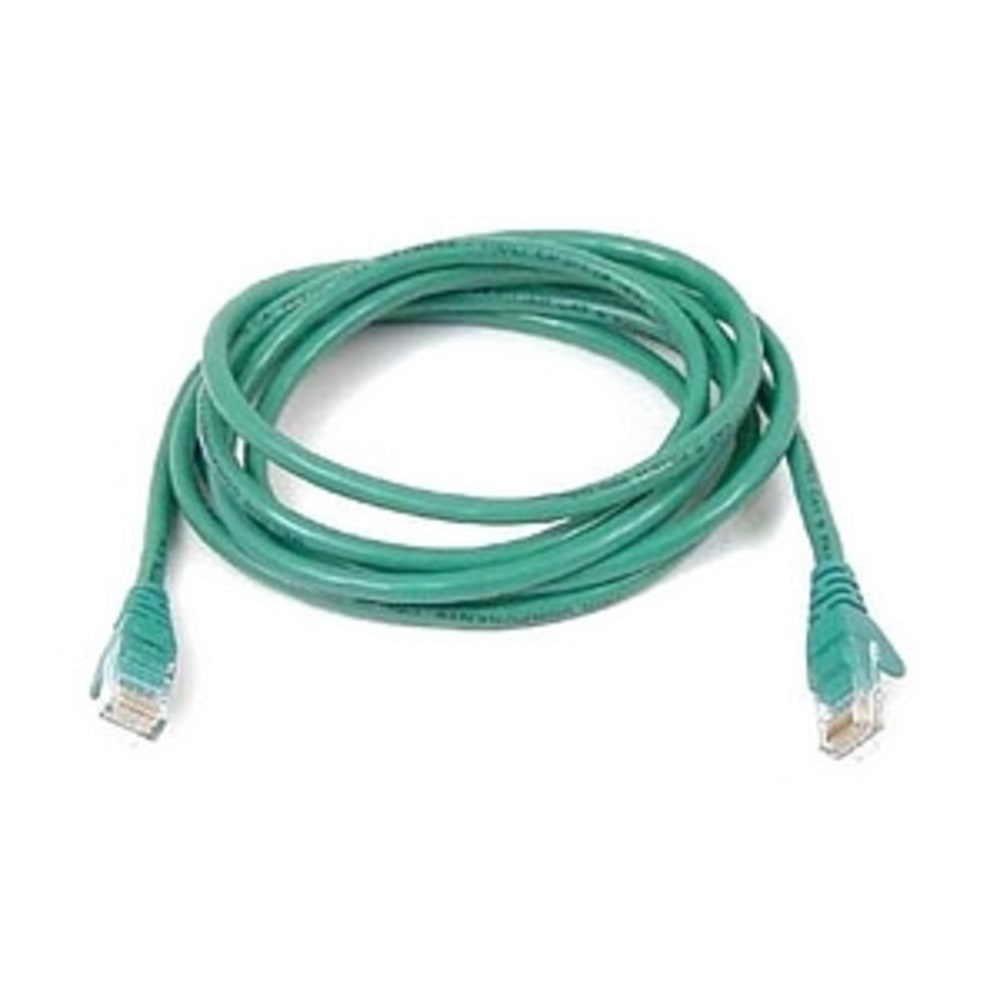 Belkin - Patch cable - RJ-45 (M) to RJ-45 (M) - 25 ft - UTP - CAT 5e - molded, snagless - green - - A3L791B25GRNS MPN:A3L791B25-GRN-S