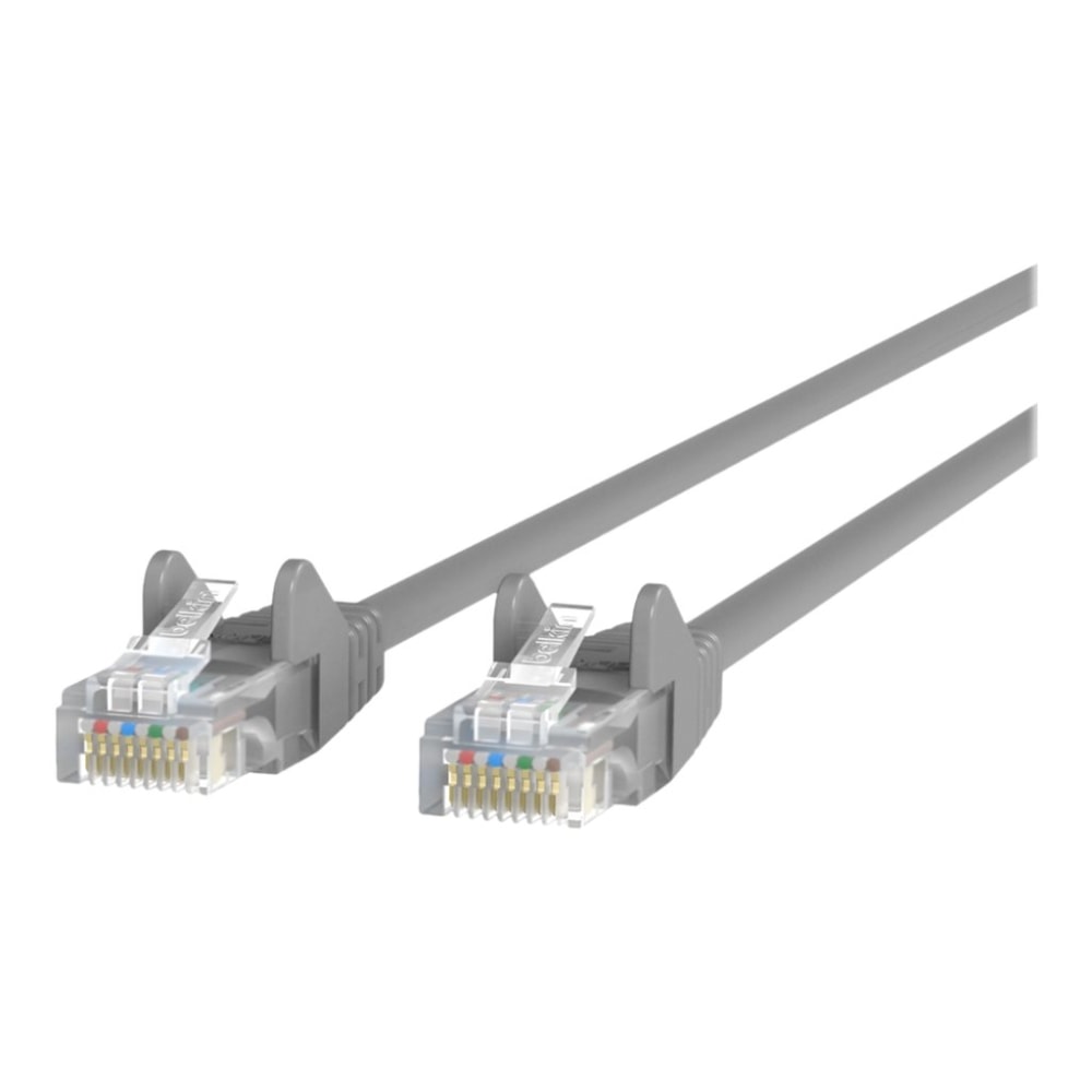 Belkin - Patch cable - RJ-45 (M) to RJ-45 (M) - 6.6 ft - UTP - CAT 5e - molded, snagless - gray MPN:A3L791BT02M-S