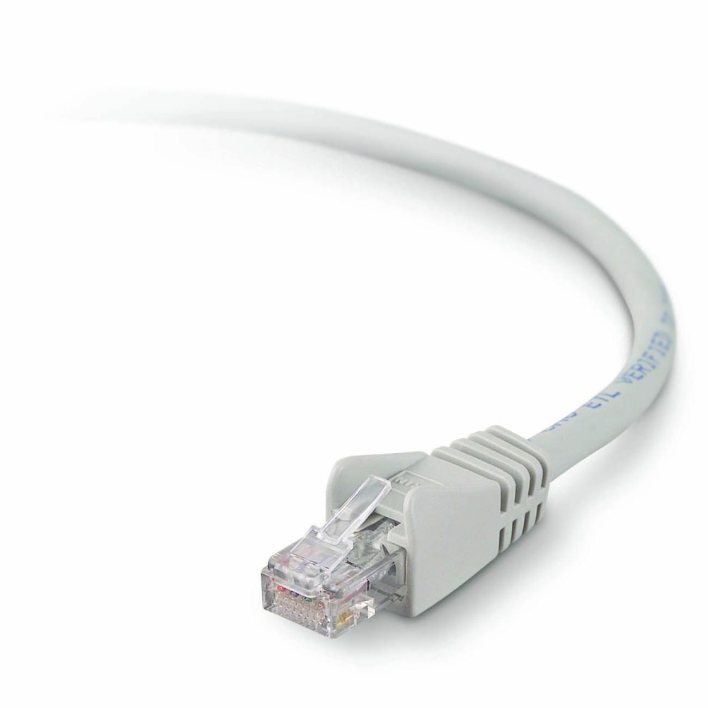 Belkin High Performance - Patch cable - RJ-45 (M) to RJ-45 (M) - 5 ft - UTP - CAT 6 - molded - gray - - A3L98005 MPN:A3L980-05