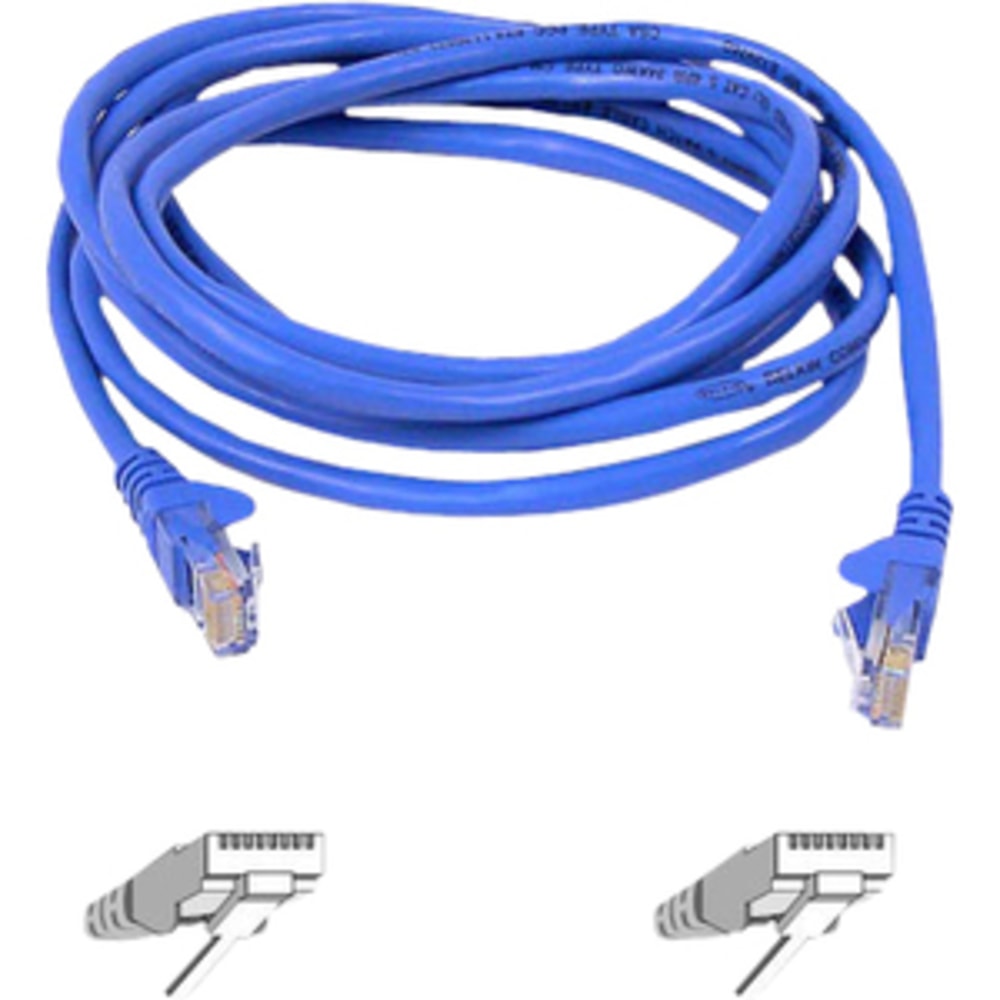 Belkin CAT6 Ethernet Patch Cable, RJ45, M/M - 5 ft Category 6 Network Cable - A3L98005BLU MPN:A3L980-05-BLU