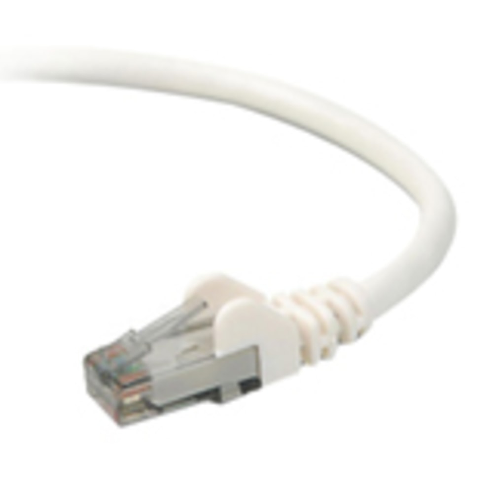 Belkin High Performance - Patch cable - RJ-45 (M) to RJ-45 (M) - 5 ft - UTP - CAT 6 - white - - A3L98005WHT MPN:A3L980-05-WHT