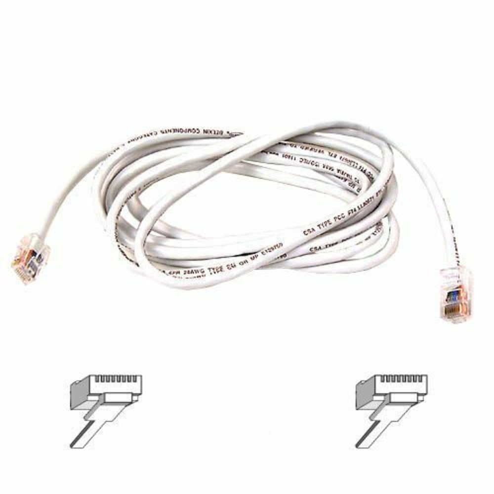 Belkin Cat6 Cable - RJ-45 Male - RJ-45 Male - 5ft - White MPN:A3L980-05-WHT-S