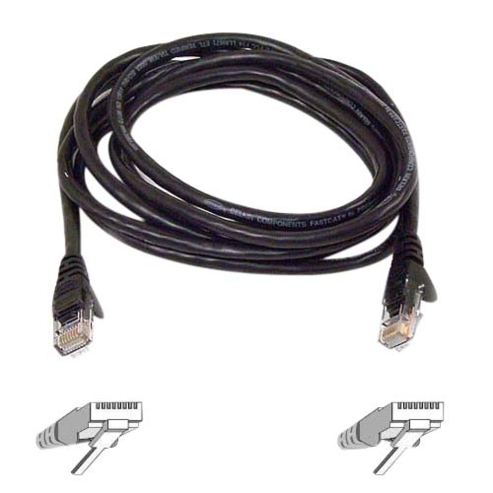 Belkin 900 Series Cat. 6 Patch Cable - RJ-45 Male - RJ-45 Male - 7ft MPN:A3L980-07-ORG-S