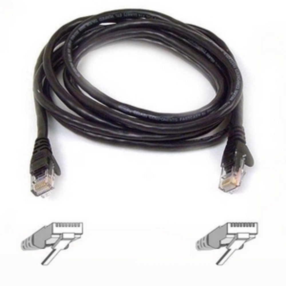 Belkin Cat6 Cable - RJ-45 Male - RJ-45 Male - 8ft - Gray MPN:A3L980-08-S