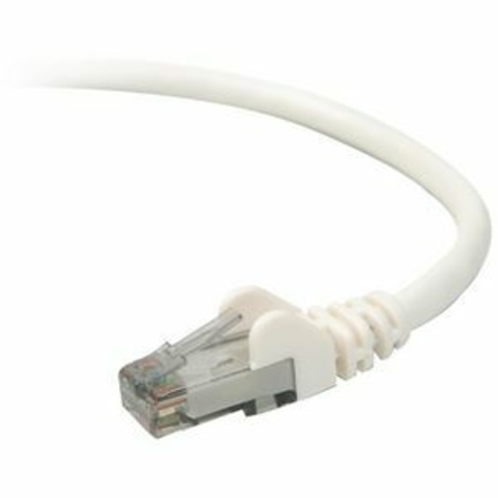 Belkin Cat6 Network Cable - RJ-45 Male Network - RJ-45 Male Network - 9ft - White MPN:A3L980-09-WHT-S