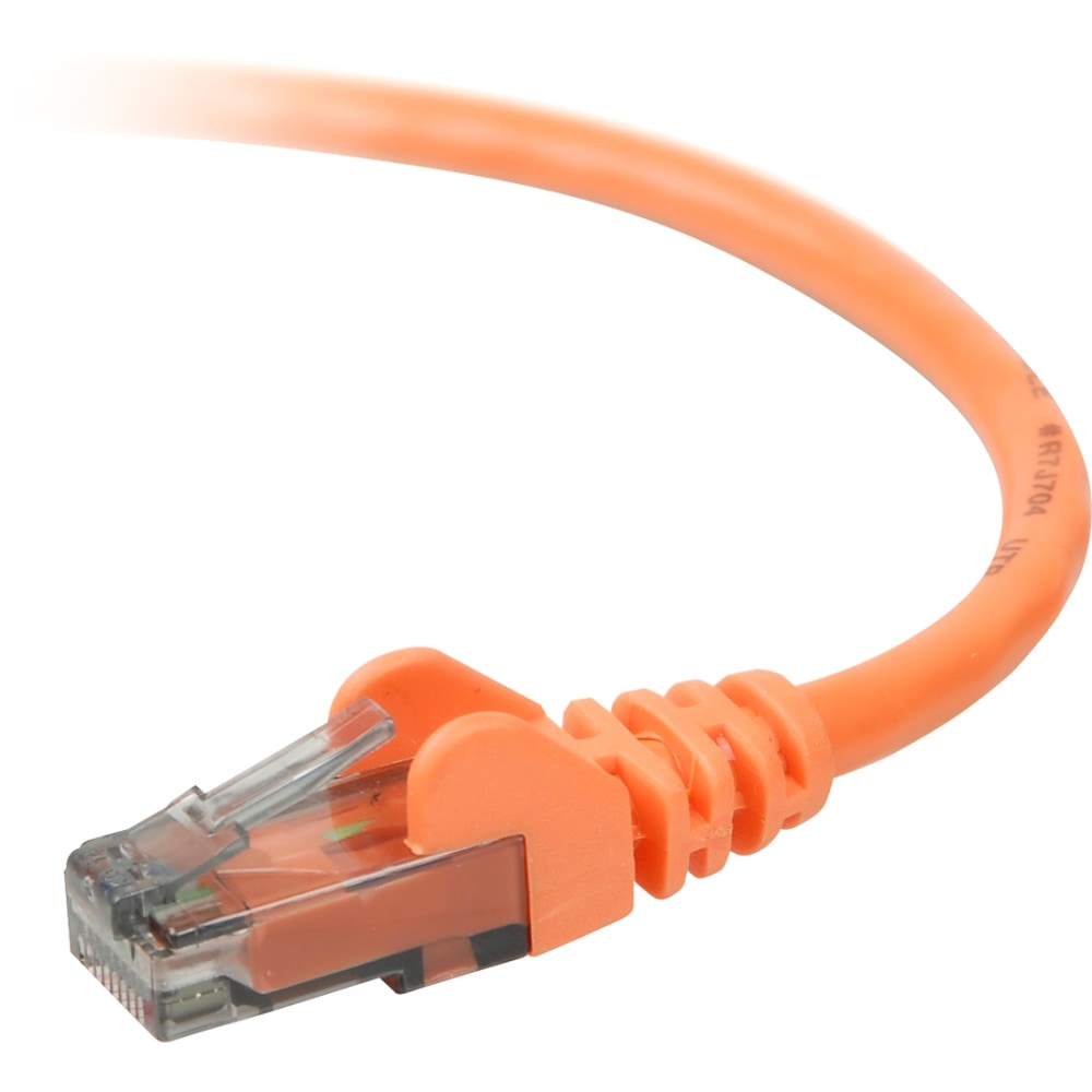 Belkin 900 Series Cat. 6 UTP Patch Cable - RJ-45 Male - RJ-45 Male - 10ft - Orange MPN:A3L980-10-ORG-S