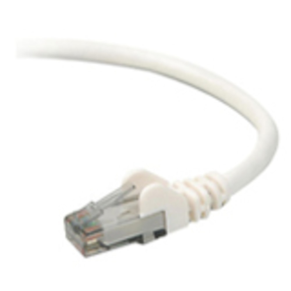 Belkin Cat.6 UTP Patch Cable - RJ-45 Male Network - RJ-45 Male Network - 12ft - White MPN:A3L980-12-WHT-S