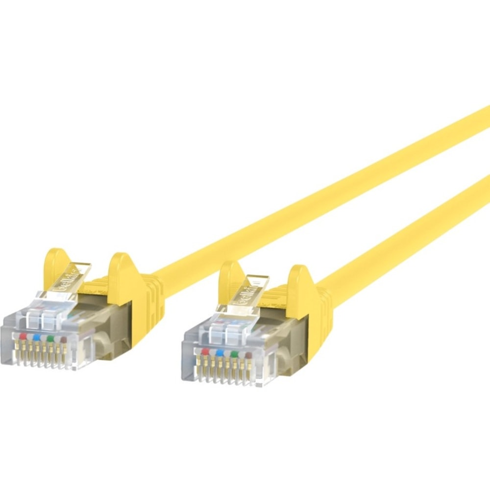 Belkin CAT6 Ethernet Patch Cable Snagless, RJ45, M/M - 12 ft Category 6 Network Cable - 24 AWG - Yellow MPN:A3L980-12-YLW-S
