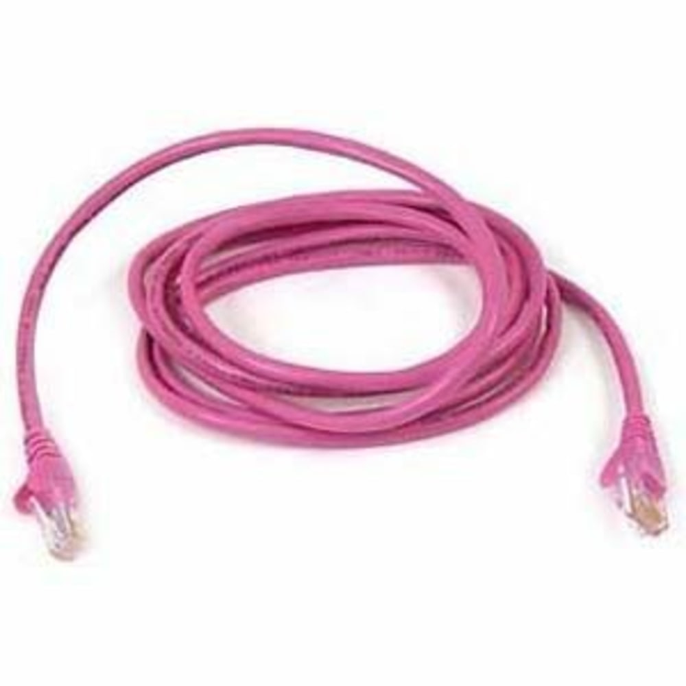 Belkin High Performance Cat. 6 UTP Patch Cable - RJ-45 Male - RJ-45 Male - 25ft - Pink MPN:A3L980-25-PNK-S