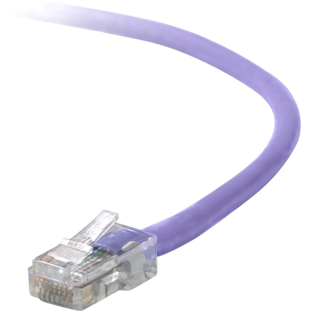 Belkin CAT6 Ethernet Patch Cable, RJ45, M/M A3L980-30-PUR - First End: 1x RJ-45 Male Network - Second End: 1x R - A3L98030PUR MPN:A3L980-30-PUR