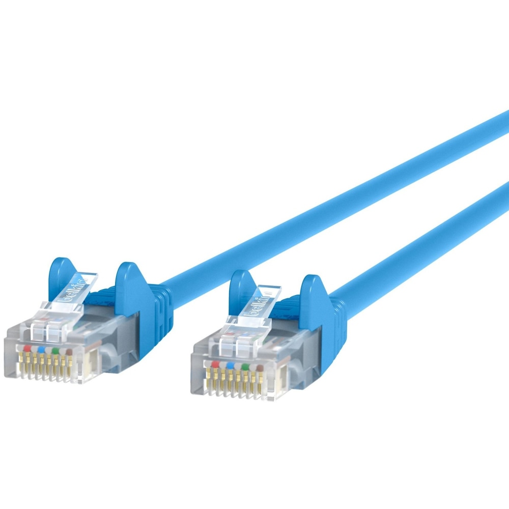 Belkin Cat6 Cable - RJ-45 Male - RJ-45 Male - 40ft - Blue MPN:A3L980-40-BLU-S