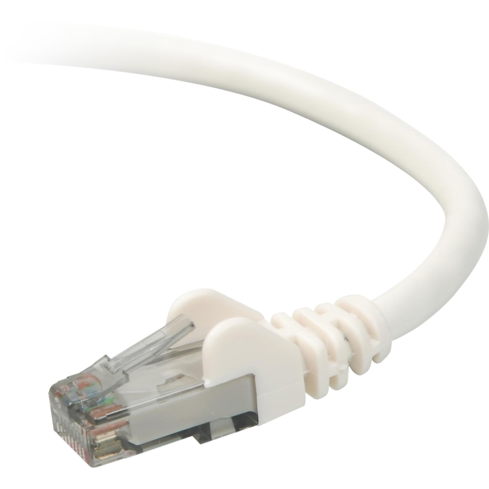 Belkin Cat. 6 UTP Patch Cable - RJ-45 Male - RJ-45 Male - 50ft - White MPN:A3L980-50-WHT-S