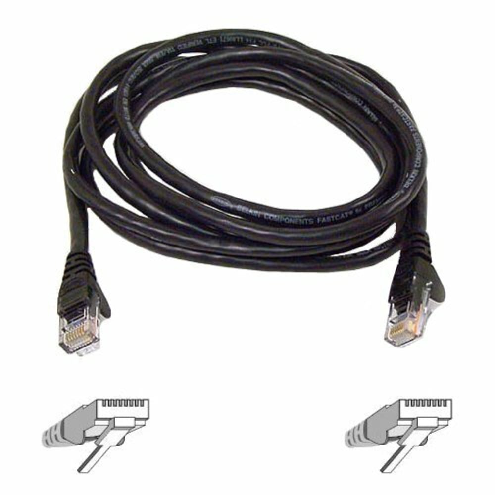 Belkin Cat.6 UTP Patch Cable - RJ-45 Male - RJ-45 Male - 7ft - Black MPN:A3L980B07-BLK-S