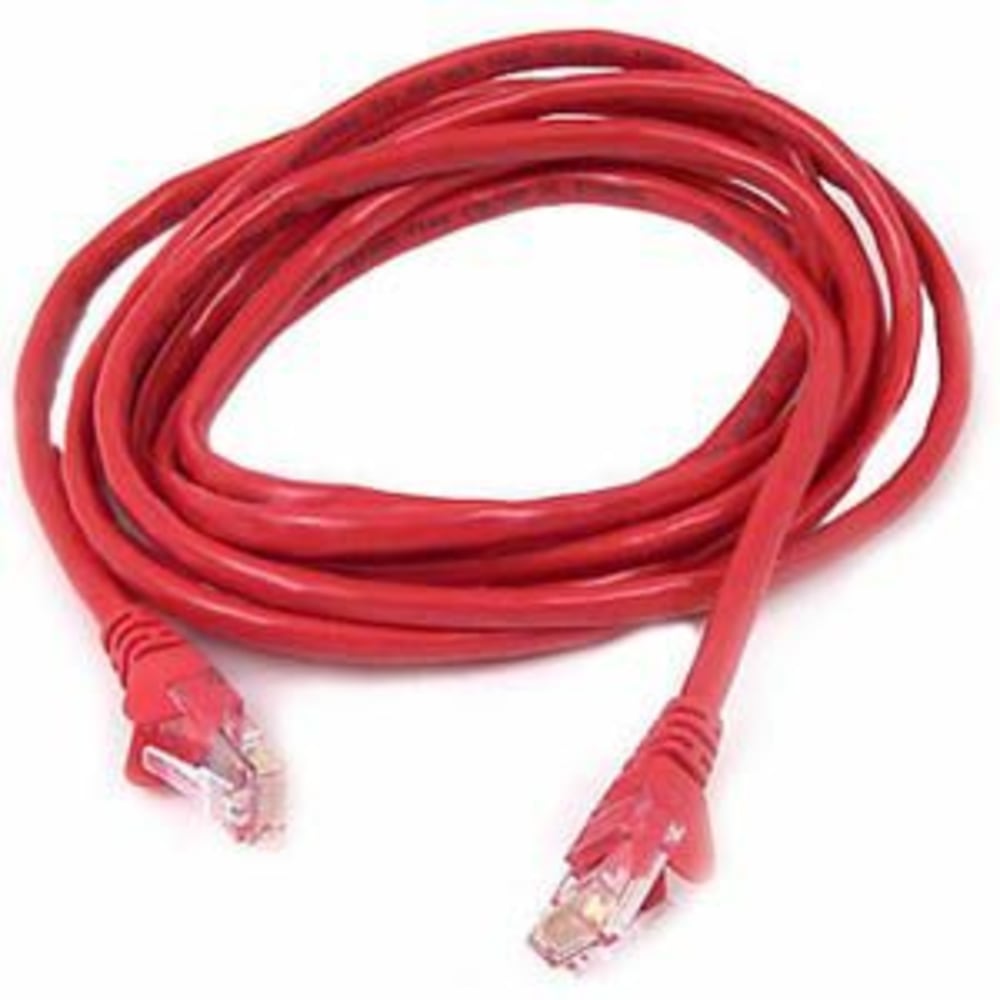 Belkin High Performance - Patch cable - RJ-45 (M) to RJ-45 (M) - 7 ft - CAT 6 - snagless - red - - A3L980B07REDS MPN:A3L980B07REDS
