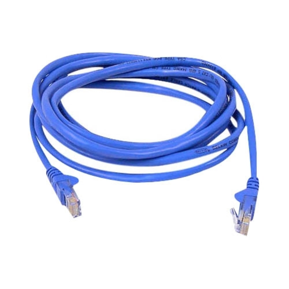Belkin Cat.6 Snagless Patch Cable - RJ-45 - RJ-45 - 14ft - Blue MPN:A3L980B14-BLU-S