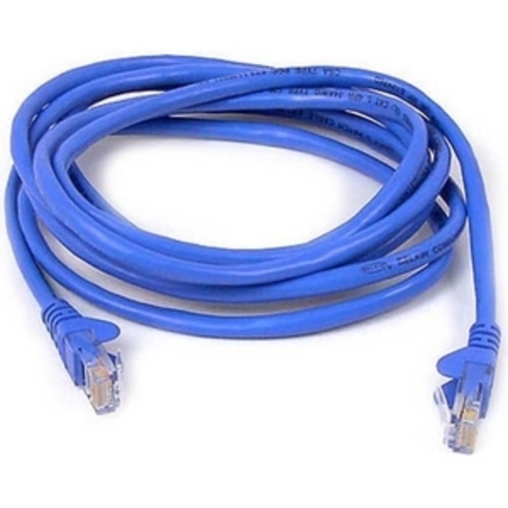 Belkin Cat. 6 UTP Patch Cable - RJ-45 Male - RJ-45 Male - 25ft MPN:A3L980B25-BLU-S
