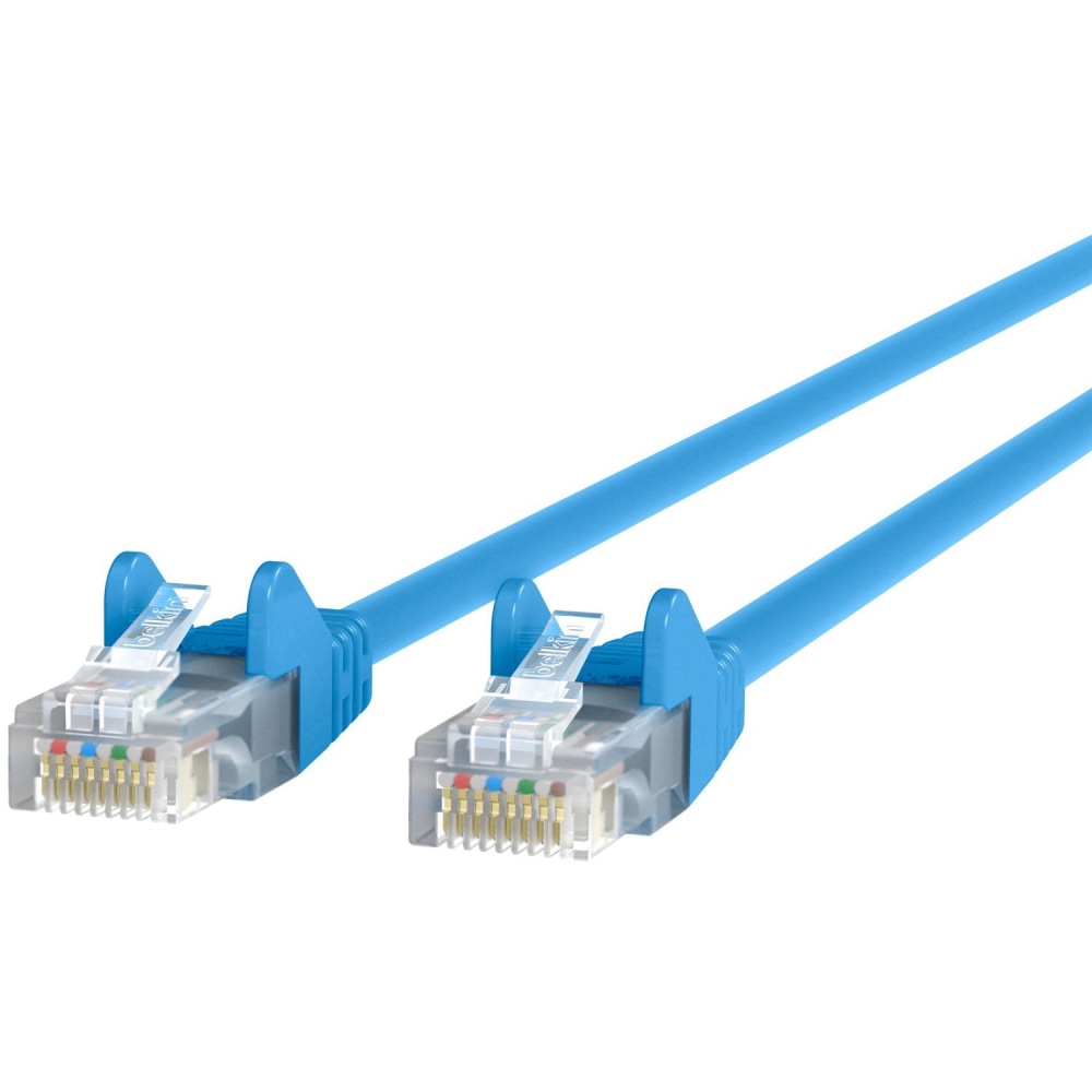 Belkin Cat5e Crossover Cable - RJ-45 Male Network - RJ-45 Male Network - 15ft - Blue MPN:A3X126-15-BLU-S