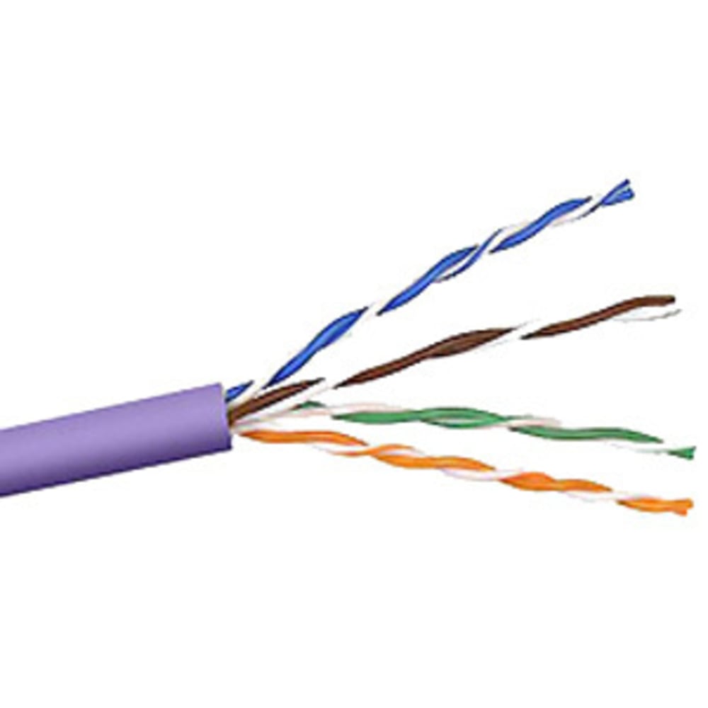 Belkin 900 Series Cat.6 UTP Cable - Bare Wire - Bare Wire - 1000ft - Purple MPN:A7J704-1000-PUR