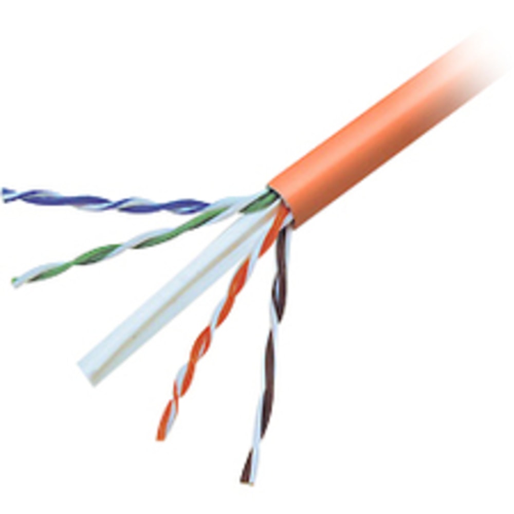 Belkin - Bulk cable - 1000 ft - UTP - CAT 6 - solid - orange MPN:A7L704-1000-ORG