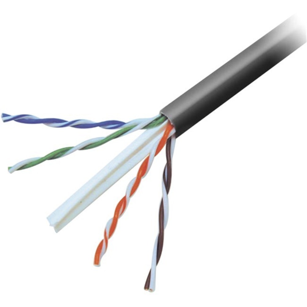 Belkin CAT6 Solid Bulk Cable, Plenum - 1000 ft Category 6 Network Cable - A7L7041000ORP MPN:A7L704-1000OR-P