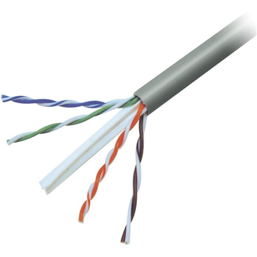 Belkin CAT6 Solid Bulk Cable, Plenum - 500 ft Category 6 Network Cable - A7L704500REDP MPN:A7L704-500RED-P