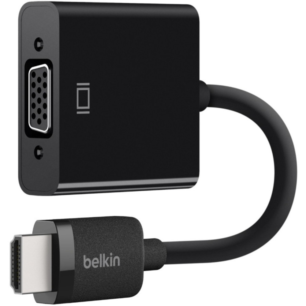 Belkin HDMI to VGA Video Adapter Converter with Audio - 1920x1080 - HDMI/USB/VGA/mini-phone A/V Cable - AV10170BT MPN:AV10170BT