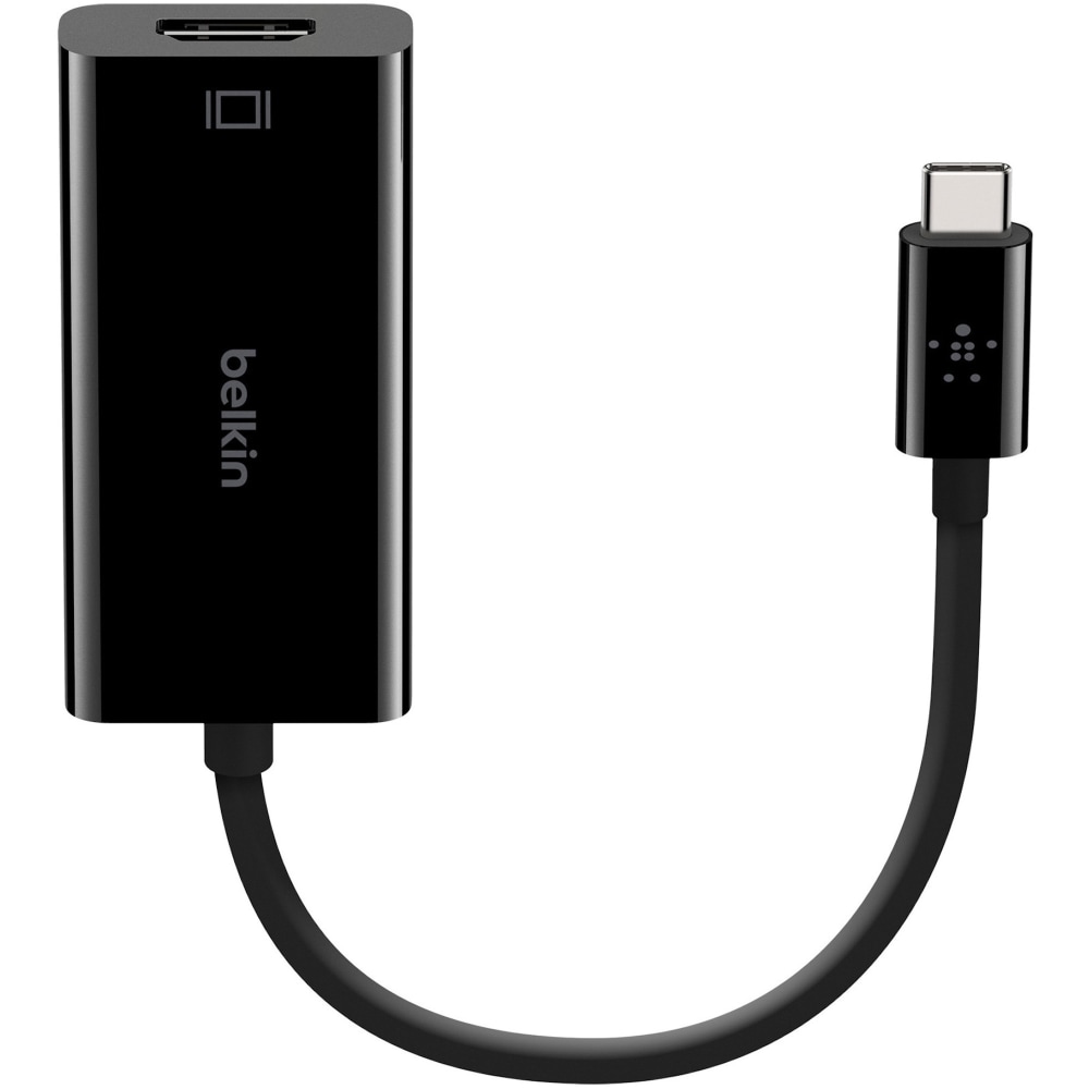 Belkin USB-C to HDMI Adapter - External video adapter - USB-C - HDMI - black MPN:B2B144-BLK