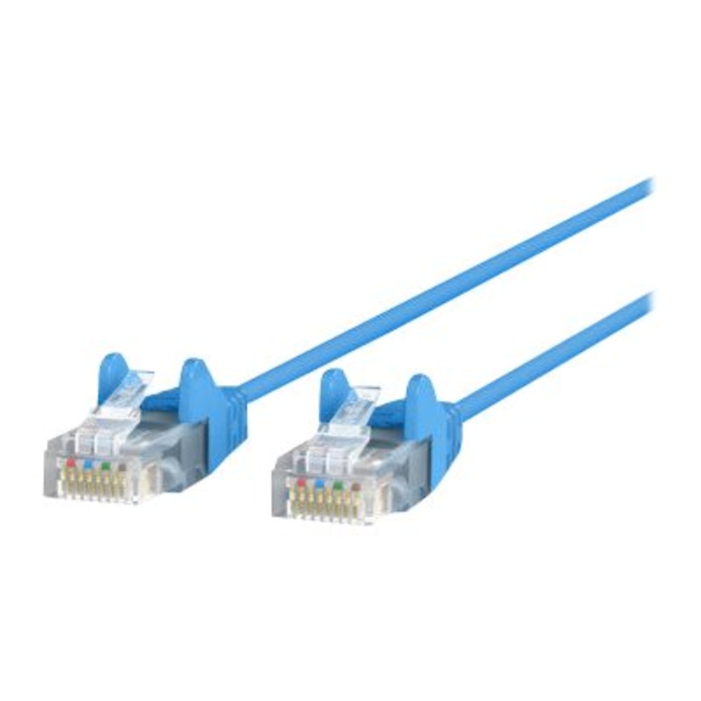 Belkin CAT6 Slim Gigabit Snagless UTP Ethernet Cable - 1 ft Category 6 Network Cable - CE001B01BLUS MPN:CE001B01-BLU-S