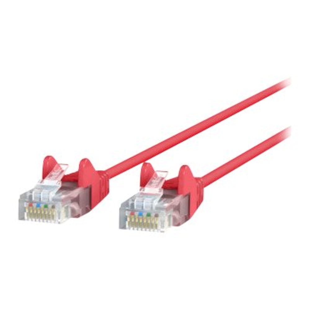 Belkin CAT6 Slim Gigabit Snagless UTP Ethernet Cable - 1 ft Category 6 Network Cable - CE001B01REDS MPN:CE001B01-RED-S