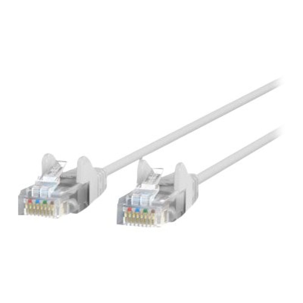 Belkin CAT6 Slim Gigabit Snagless UTP Ethernet Cable - 1 ft Category 6 Network Cable - CE001B01WHTS MPN:CE001B01-WHT-S