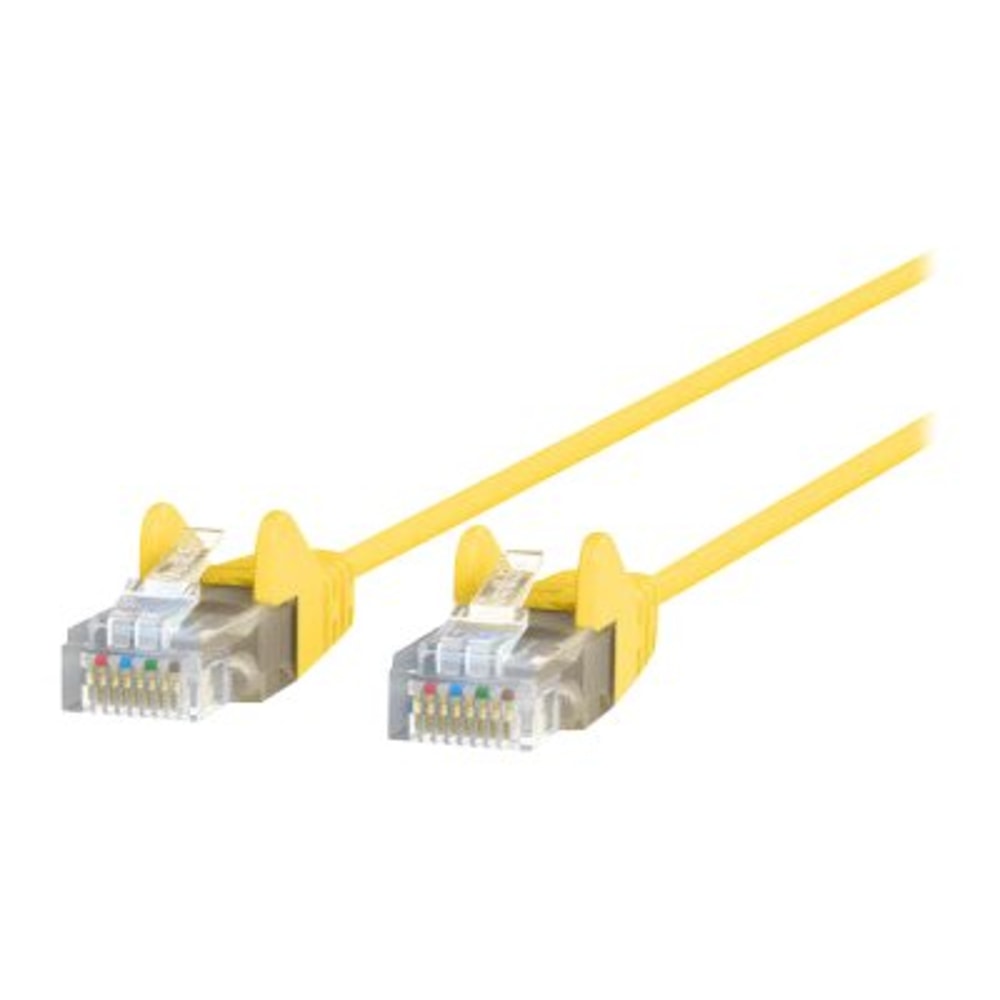 Belkin CAT6 Slim Gigabit Snagless UTP Ethernet Cable - 1 ft Category 6 Network Cable - CE001B01YLWS MPN:CE001B01-YLW-S