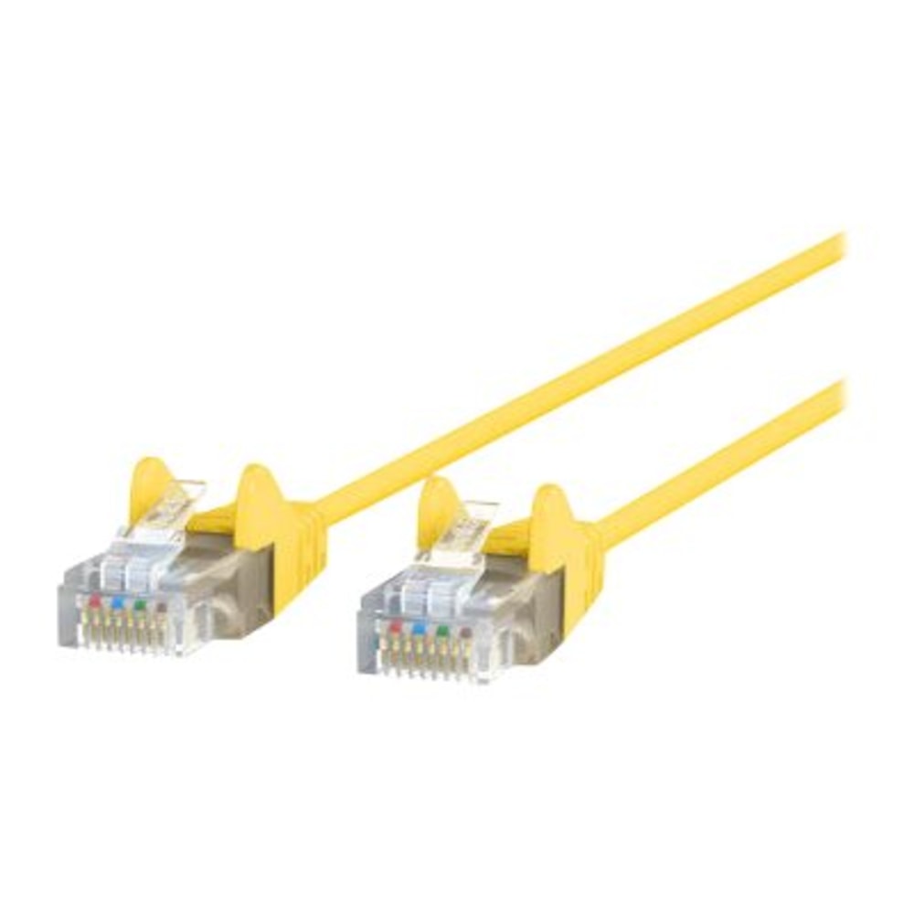 Belkin CAT6 Slim Gigabit Snagless UTP Ethernet Cable - 4 ft Category 6 Network Cable - CE001B04YLWS MPN:CE001B04-YLW-S